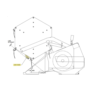 Weldment, Air Tube; 22153