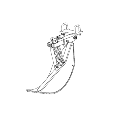 9" QD2 Horizon Stomper, W/Mount Bracket; 43026