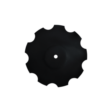18" x 4.5mm Notched Raised Crimp Center Disc Blades